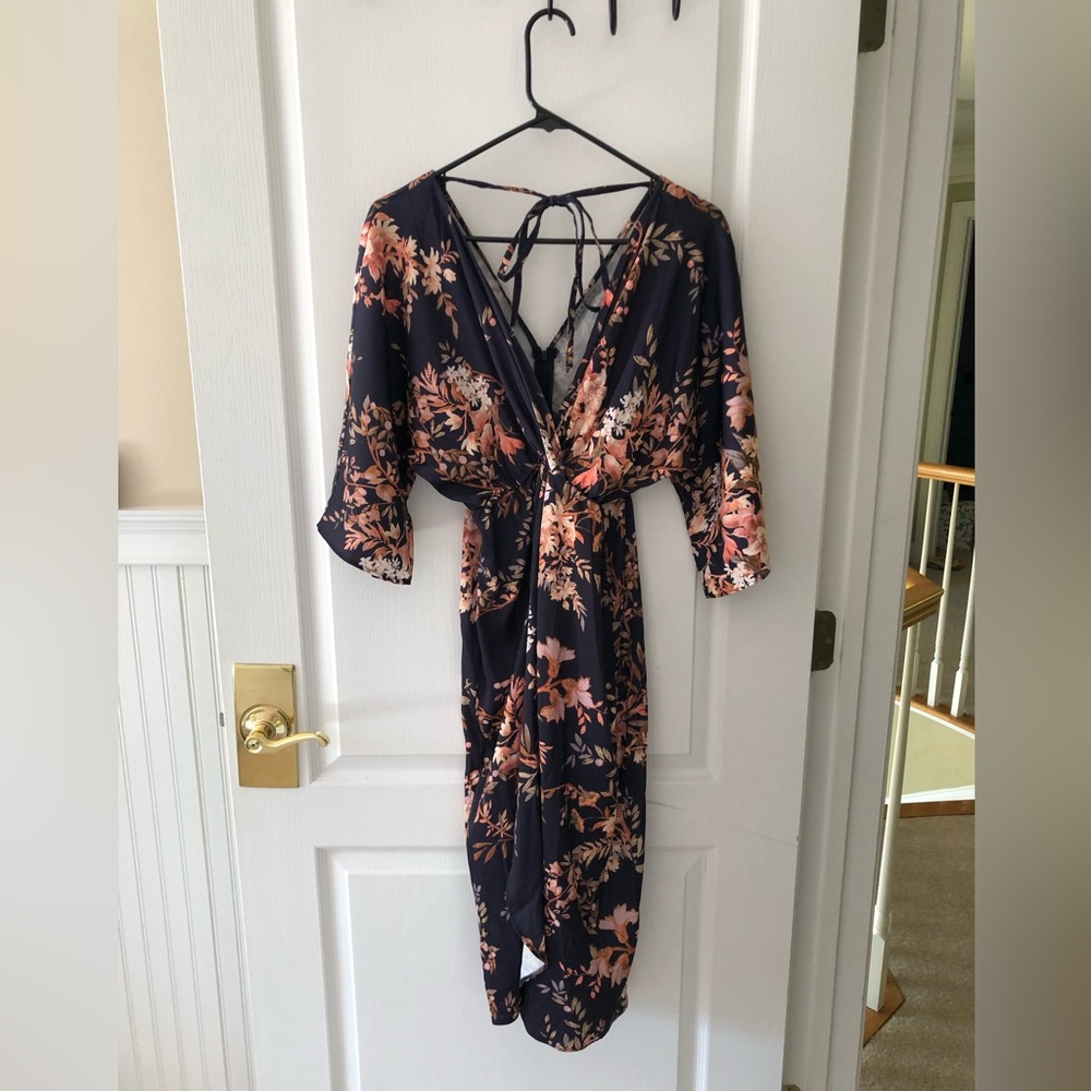Beautiful soft floral maternity dress